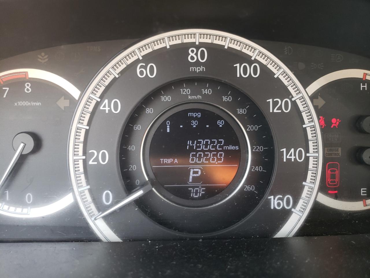 Photo 8 from auction – 2014 HONDA ACCORD LX with VIN 1HGCR2F37EA001679