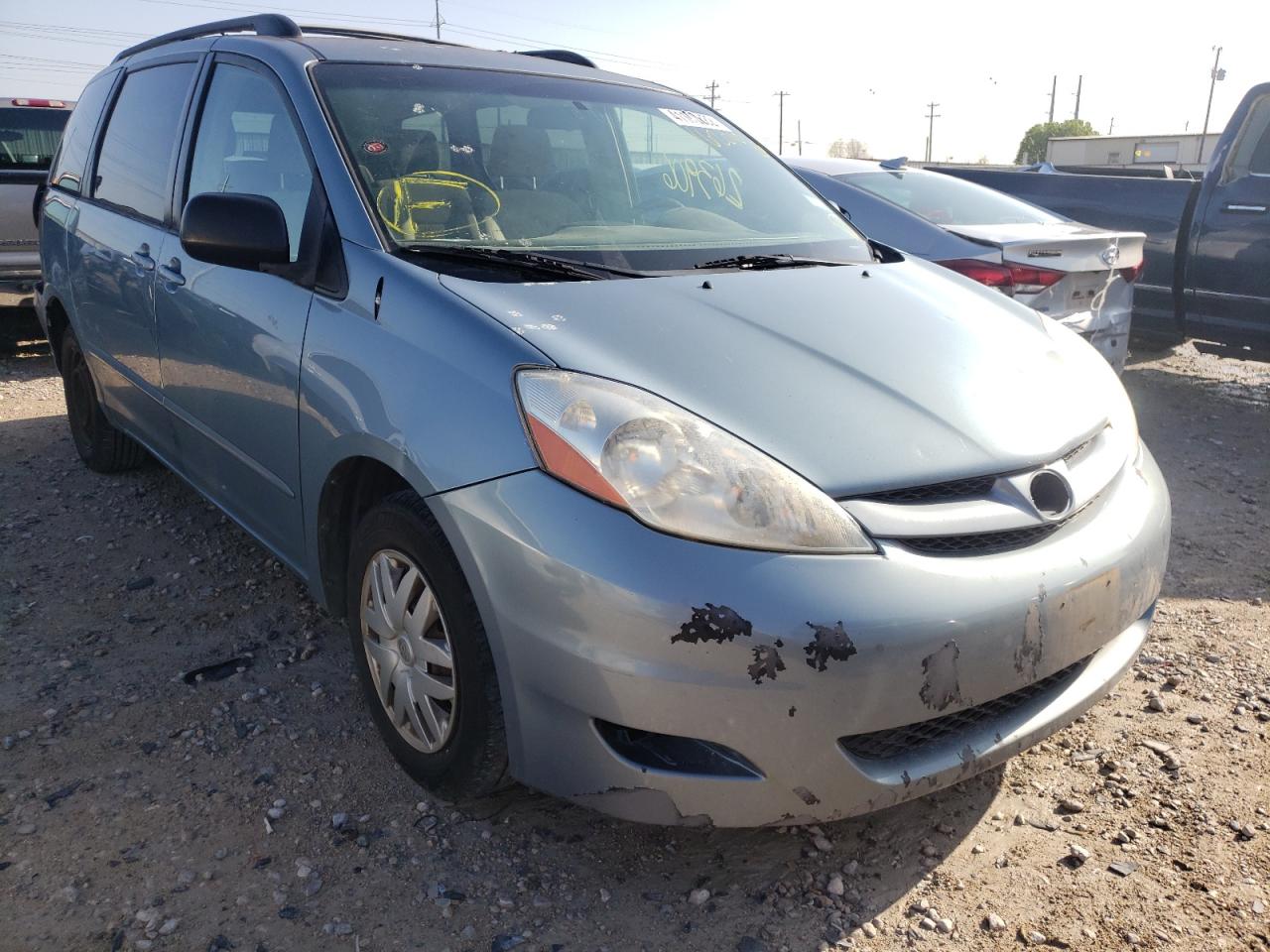 TOYOTA SIENNA CE 2008 with VIN 5TDZK23C58S162010 - Photo from auction