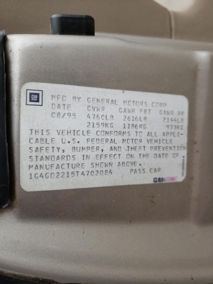 Photo 10 from auction – 1996 BUICK RIVIERA with VIN 1G4GD2215T4702084