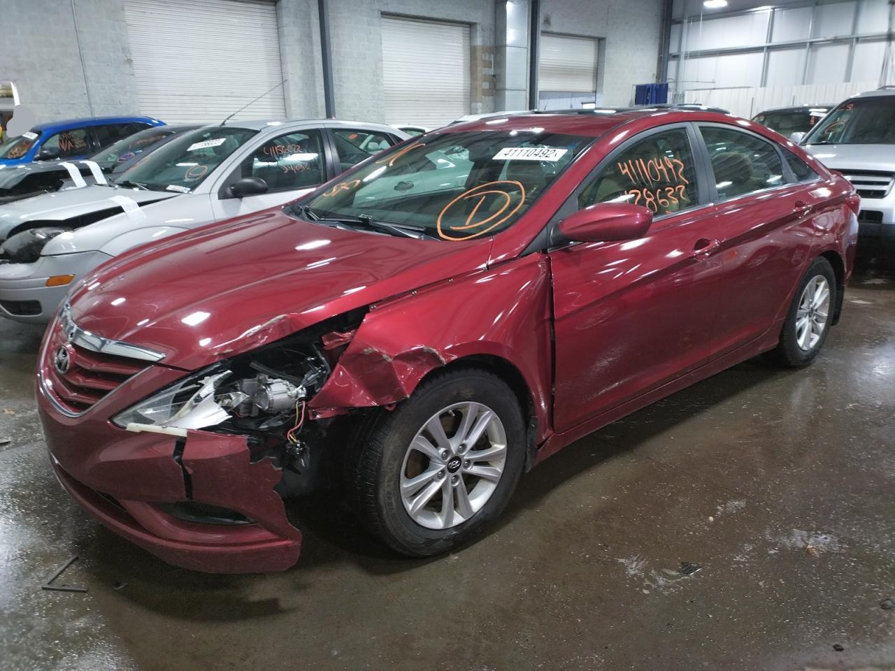 Photo 2 from auction – 2012 HYUNDAI SONATA GLS with VIN 5NPEB4AC1CH500062