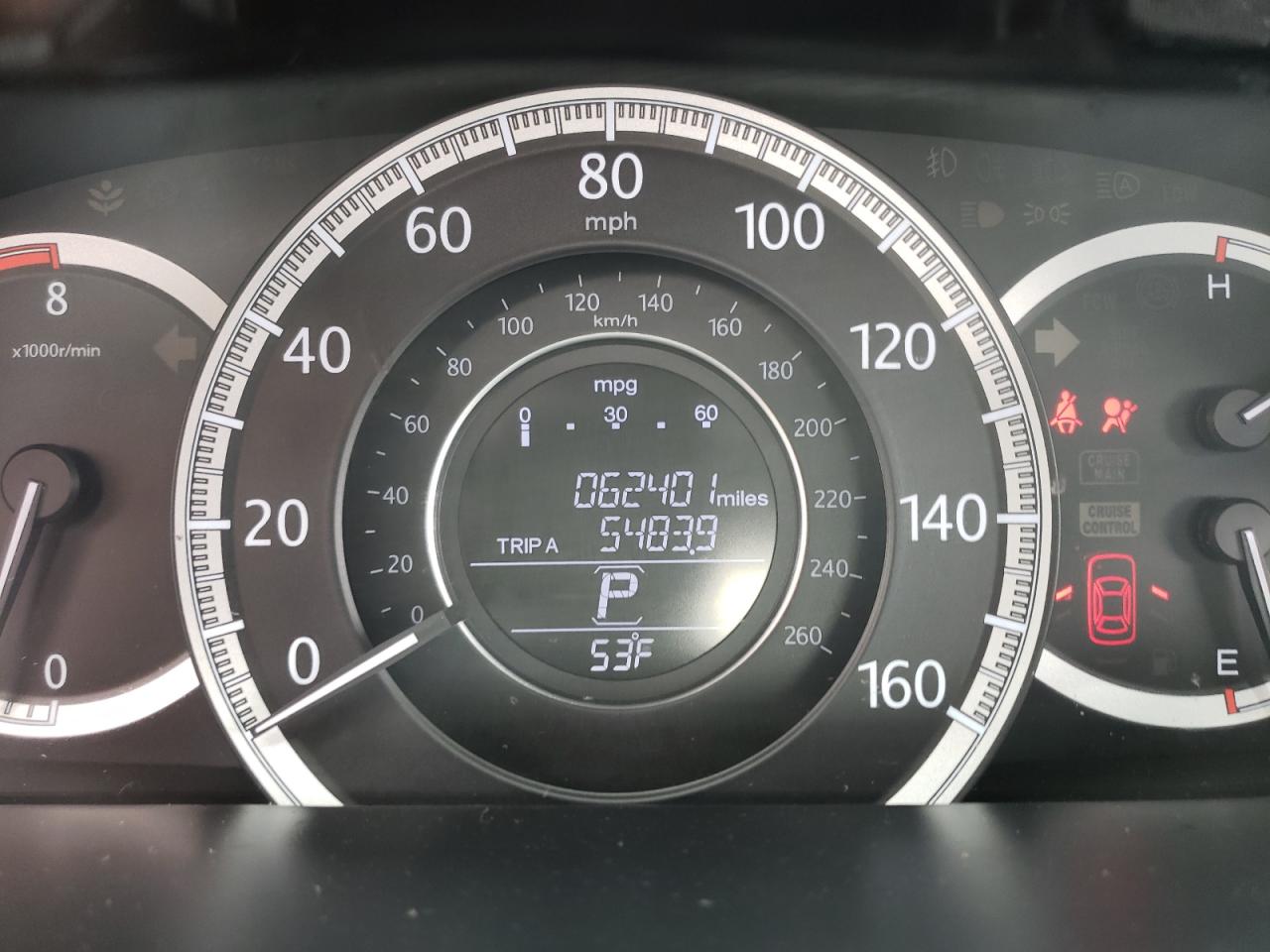 Photo 8 from auction – 2014 HONDA ACCORD LX with VIN 1HGCR2F31EA288680