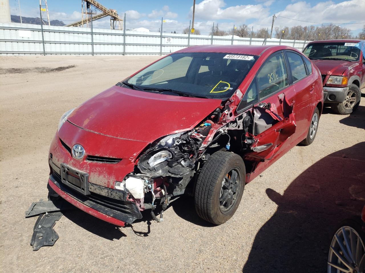 Photo 2 from auction – 2013 TOYOTA PRIUS with VIN JTDKN3DU2D1638629