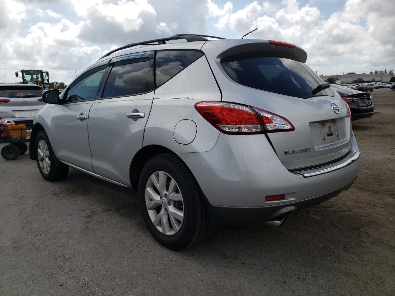 Photo 3 from auction – 2012 NISSAN MURANO S with VIN JN8AZ1MU2CW100832