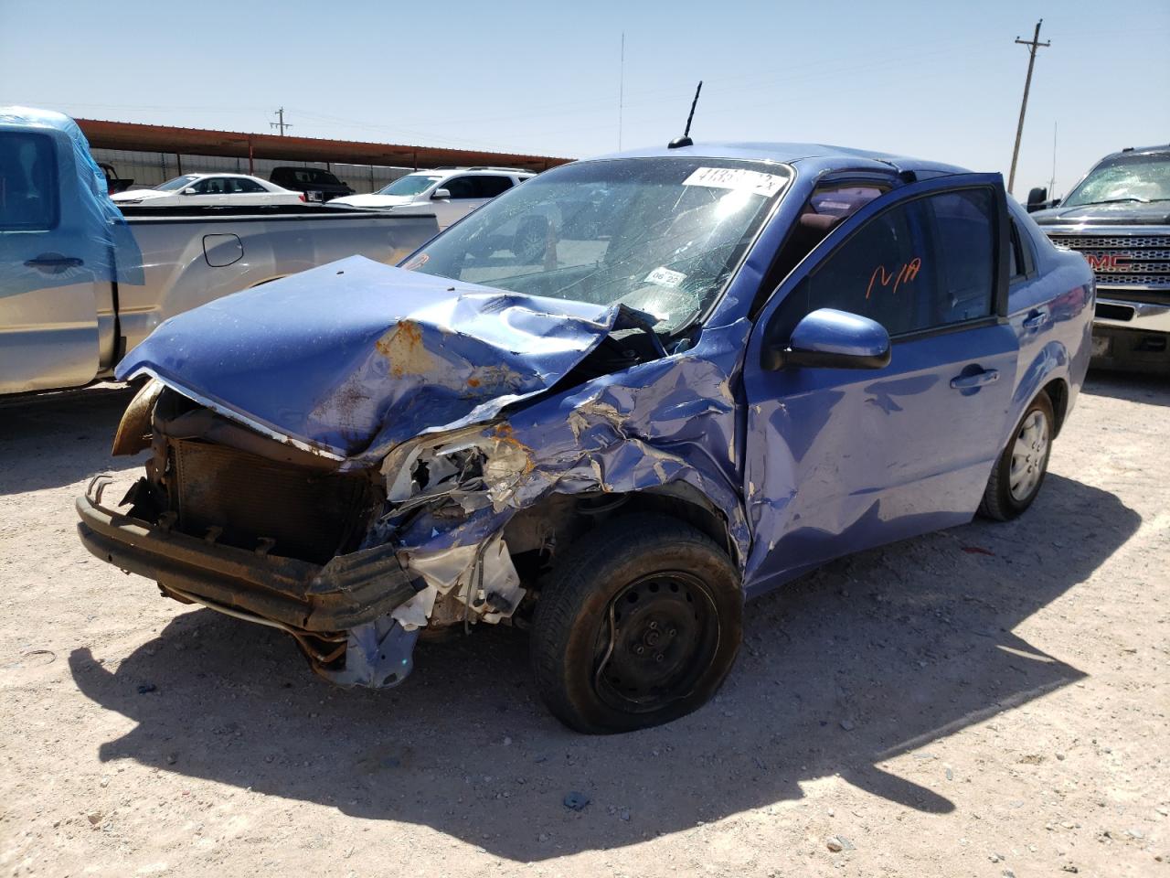 Photo 2 from auction – 2009 CHEVROLET AVEO LS with VIN KL1TD56E09B642566