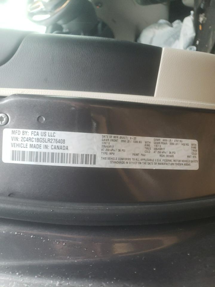Photo 10 from auction – 2020 CHRYSLER PACIFICA T with VIN 2C4RC1BG5LR276408