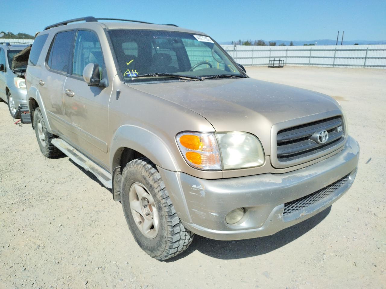 TOYOTA SEQUOIA SR 2002 with VIN 5TDZT34A62S080956 - Photo from auction