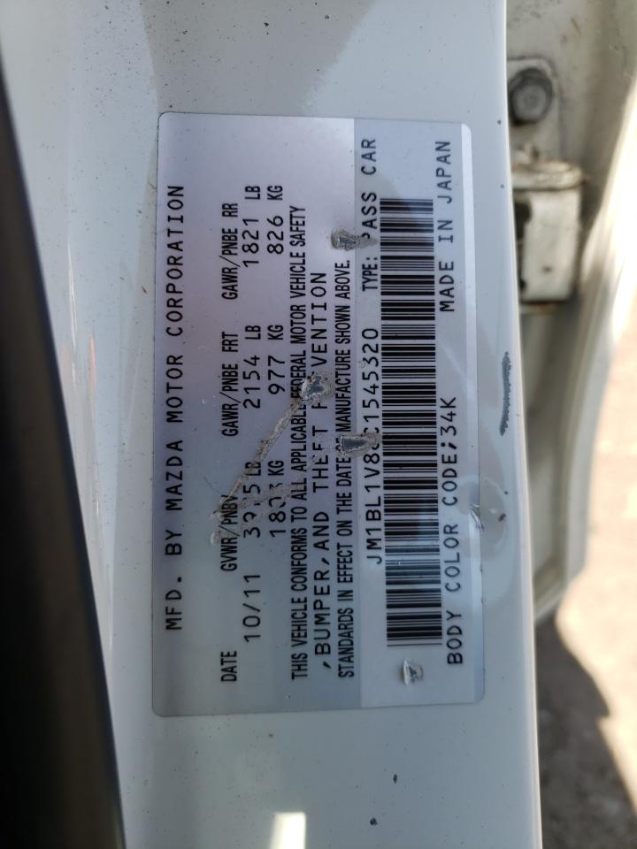 Photo 10 from auction – 2012 MAZDA 3 I with VIN JM1BL1V88C1545320