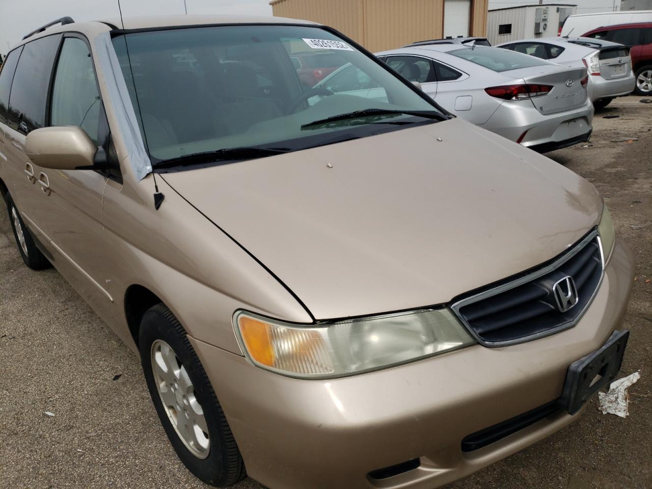 Photo 9 from auction – 2002 HONDA ODYSSEY EX with VIN 2HKRL18652H528975