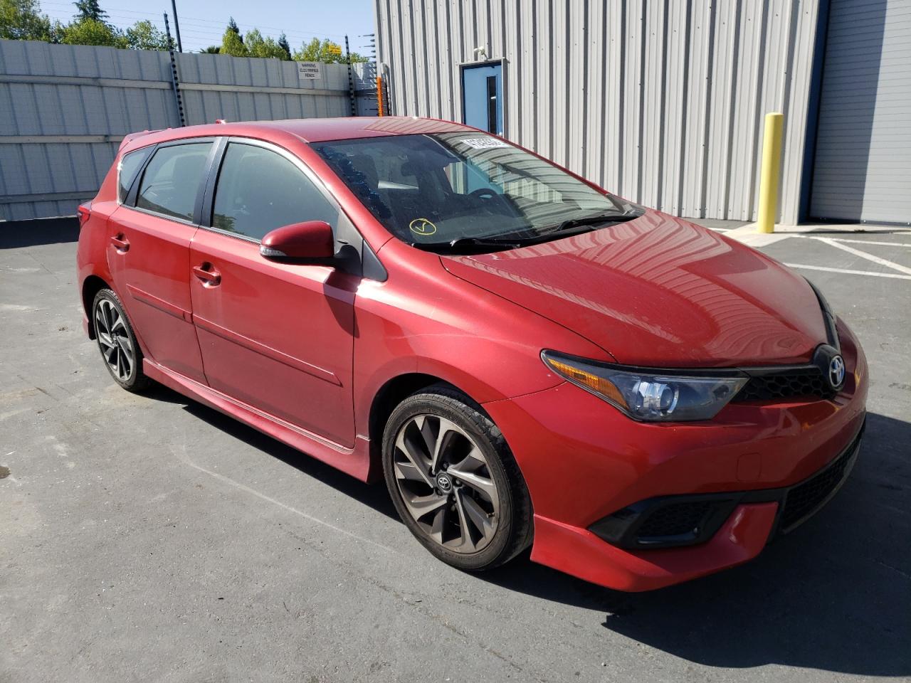 TOYOTA COROLLA 2018 with VIN JTNKARJE9JJ562796 - Photo from auction