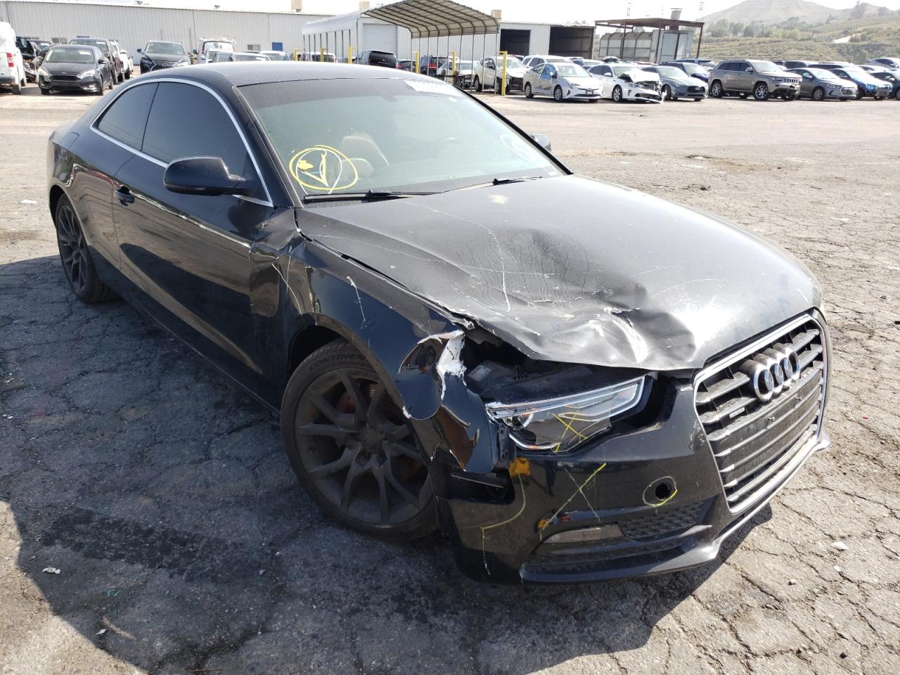 AUDI A5 PREMIUM 2012 with VIN WAULFAFR6CA021552 - Photo from auction