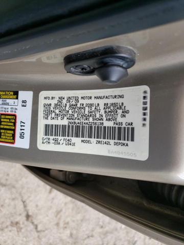 Photo 10 from auction – 2010 TOYOTA COROLLA BA with VIN 1NXBU4EE4AZ256138