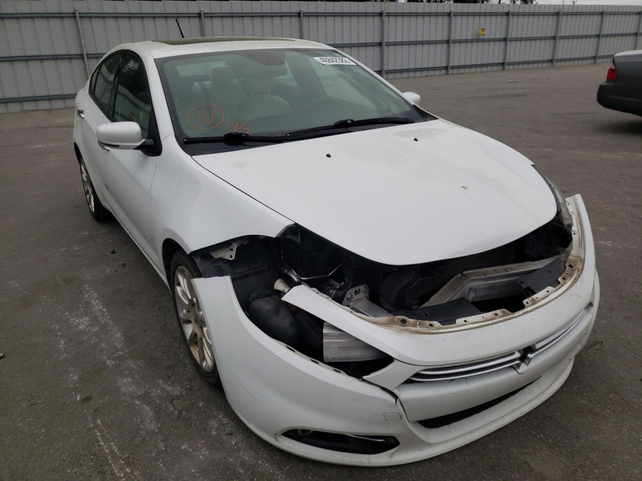 DODGE DART LIMIT 2014 with VIN 1C3CDFCB8ED833406 - Photo from auction