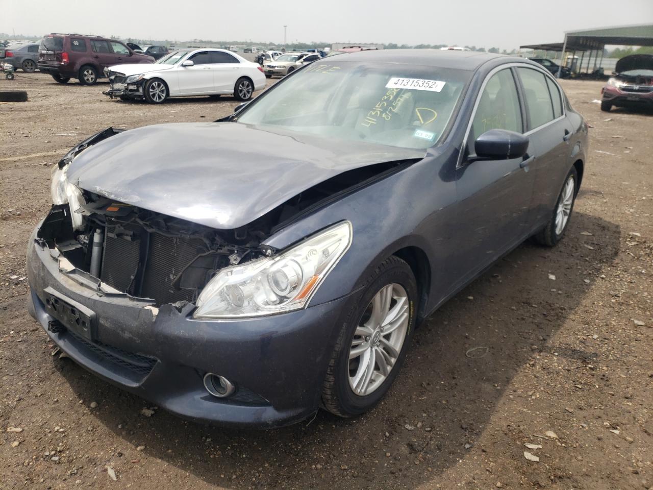 Photo 2 from auction – 2012 INFINITI G25 BASE with VIN JN1DV6AP1CM812571