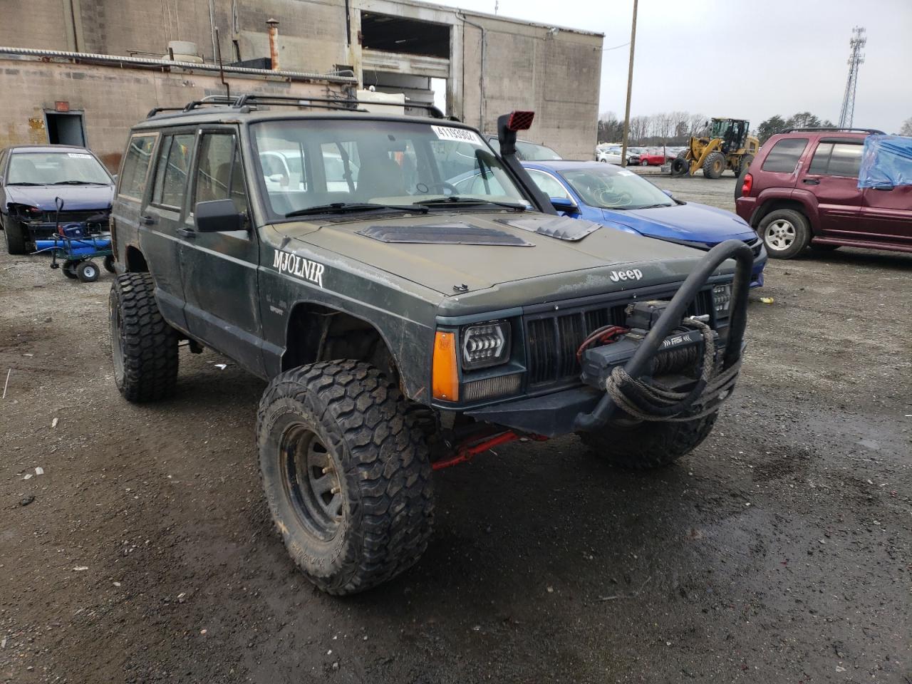 Photo 1 from auction – 1996 JEEP CHEROKEE S with VIN 1J4FJ68S7TL167386