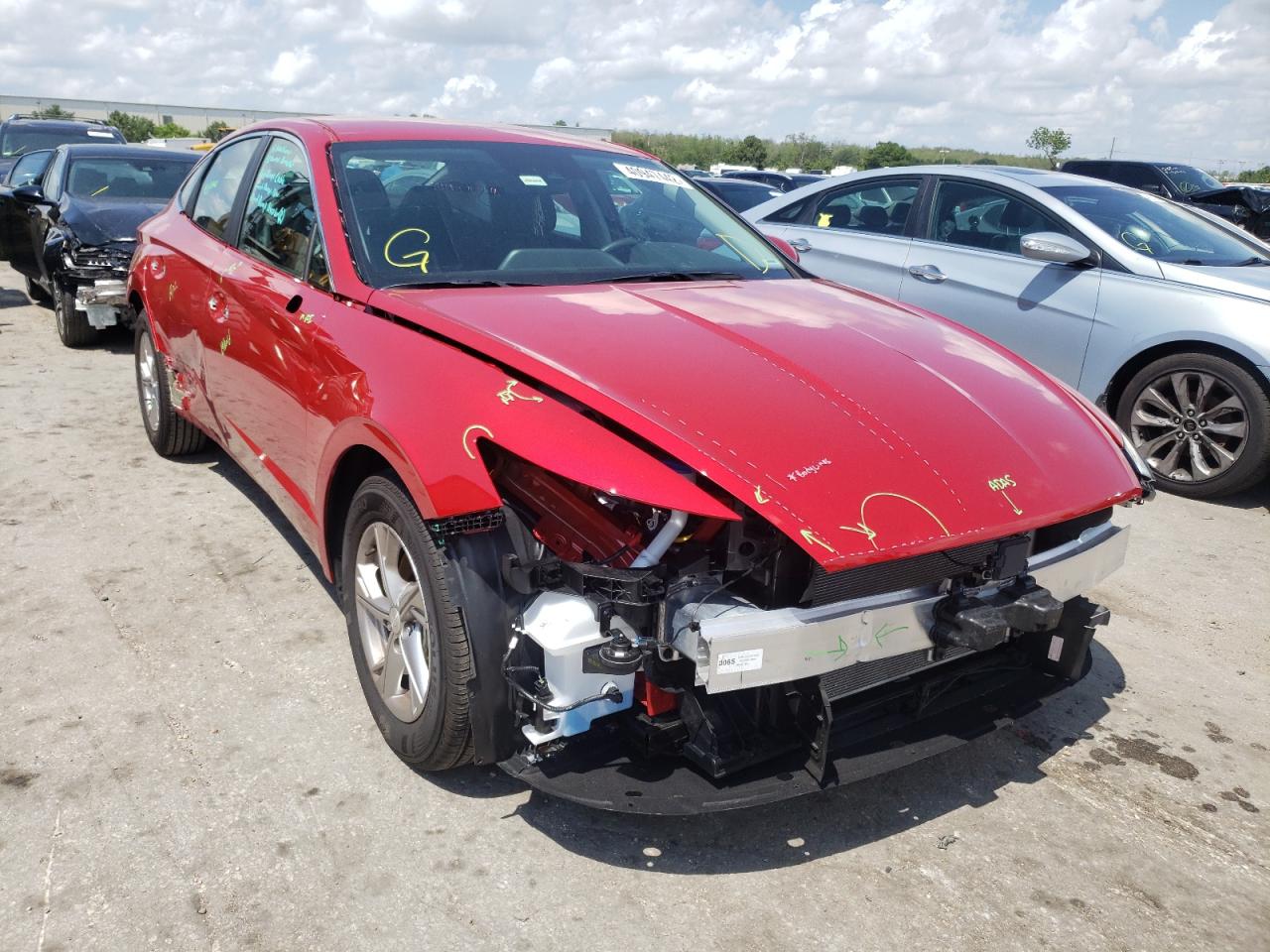 HYUNDAI SONATA SE 2022 with VIN 5NPEG4JA7NH145966 - Photo from auction