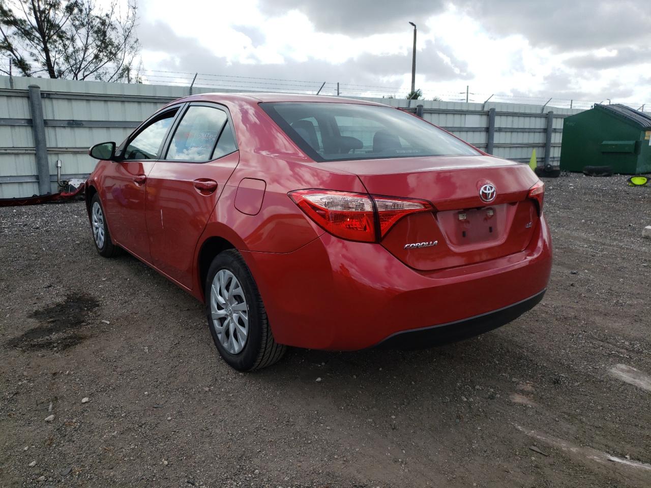 Photo 3 from auction – 2019 TOYOTA COROLLA L with VIN 5YFBURHE9KP897541