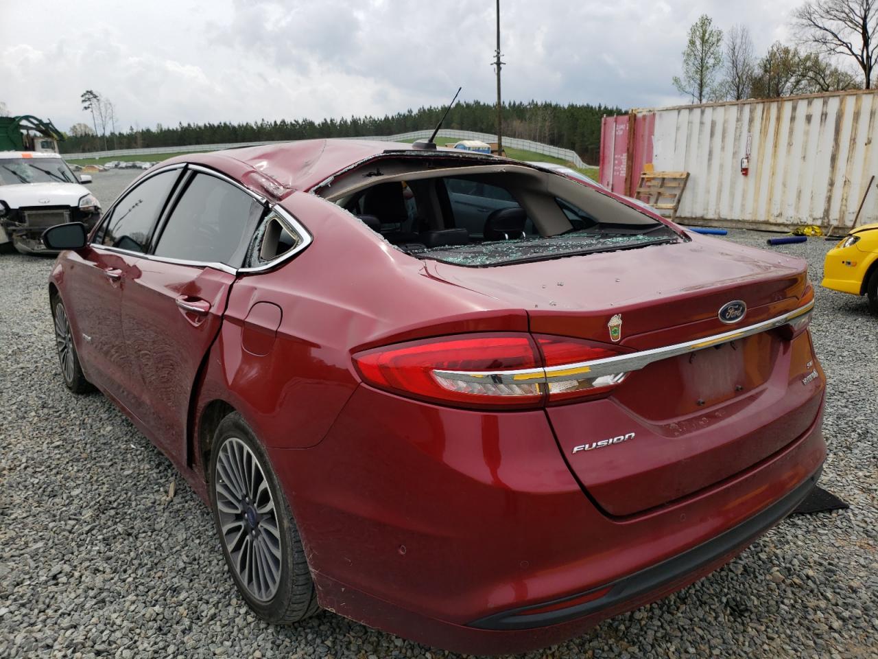 Photo 3 from auction – 2018 FORD FUSION SE with VIN 3FA6P0LU0JR126113