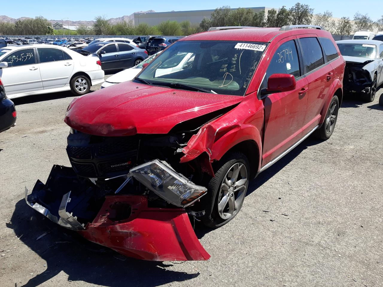 Photo 2 from auction – 2017 DODGE JOURNEY CR with VIN 3C4PDCGG3HT673547