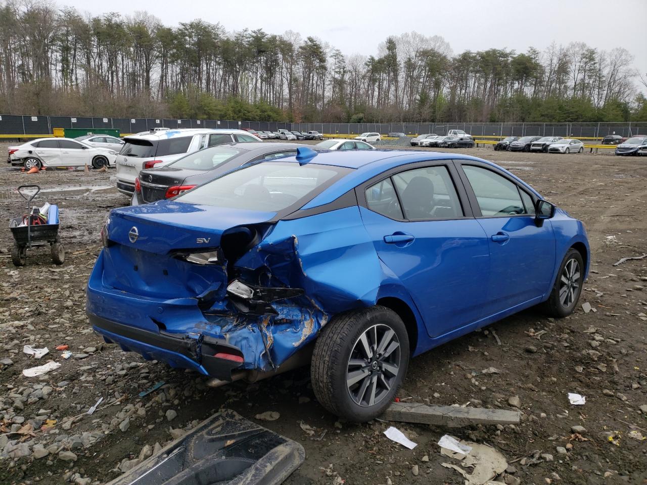 Photo 4 from auction – 2021 NISSAN VERSA SV with VIN 3N1CN8EV3ML841551