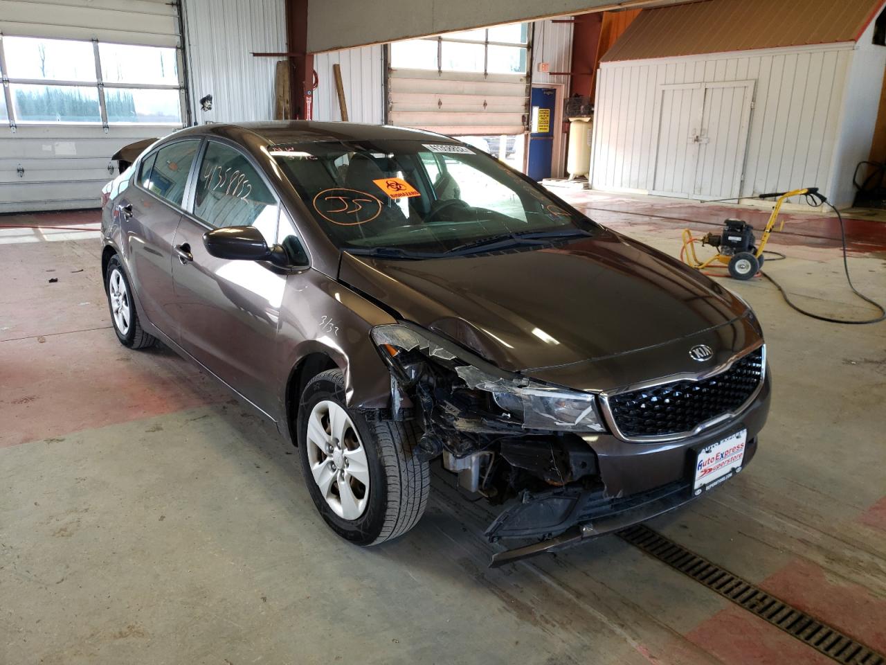 KIA FORTE LX 2017 with VIN 3KPFK4A78HE159178 - Photo from auction