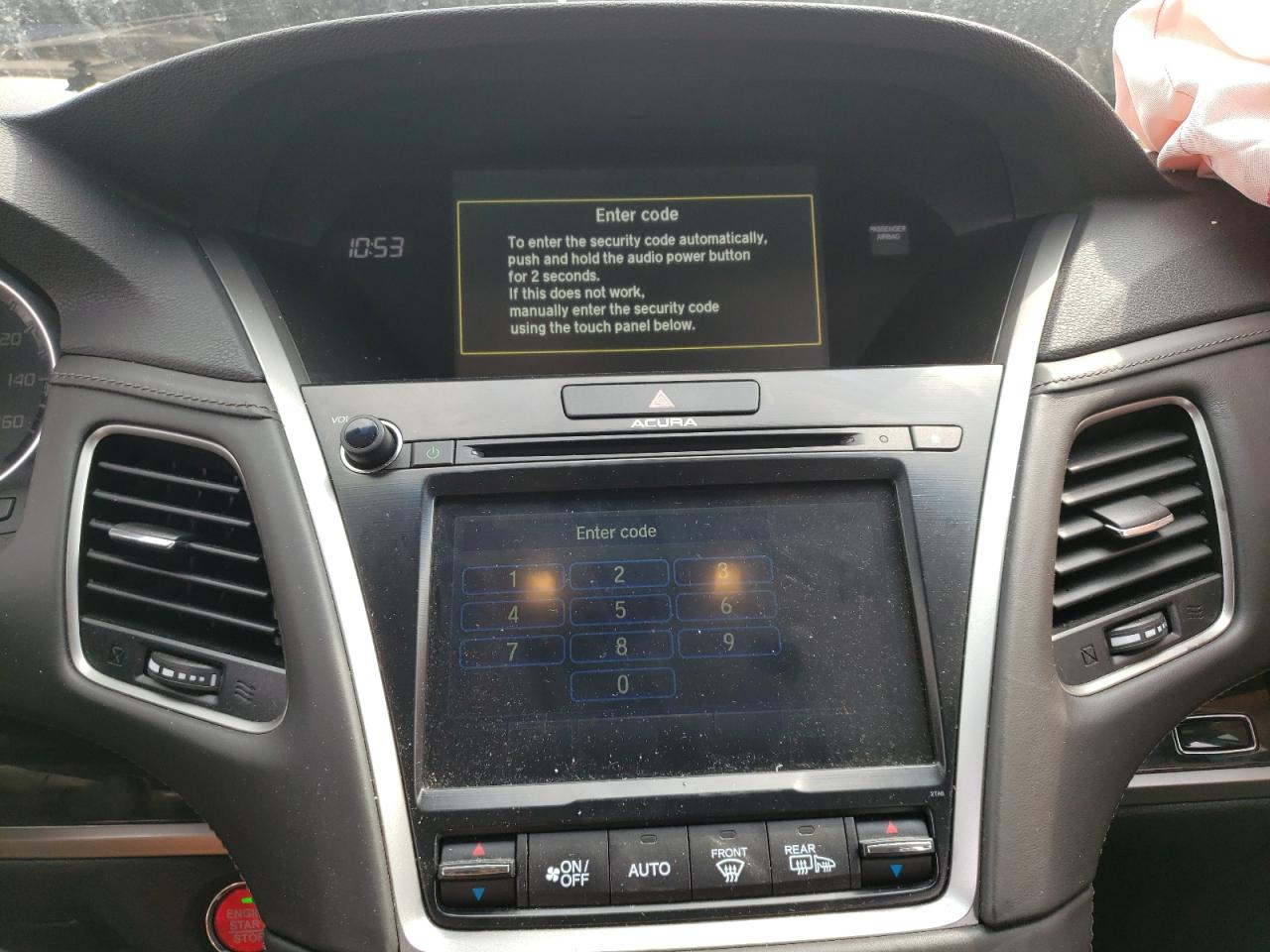 Photo 9 from auction – 2016 ACURA RLX TECH with VIN JH4KC1F52GC001781