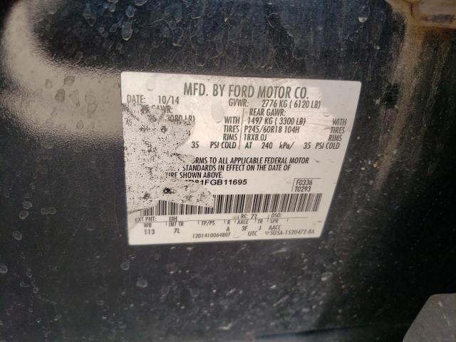 Photo 10 from auction – 2015 FORD EXPLORER with VIN 1FM5K7B81FGB11695