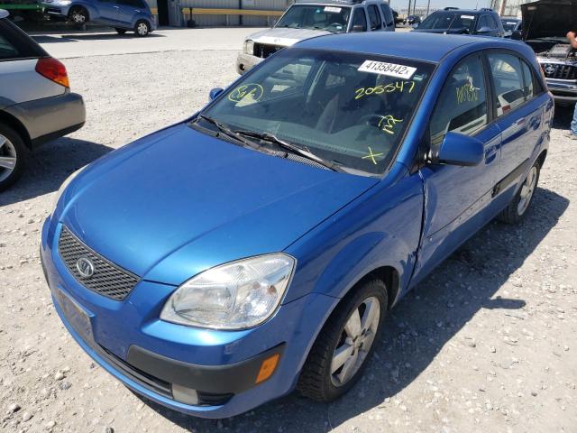Photo 2 from auction – 2007 KIA RIO 5 SX with VIN KNADE163876205547
