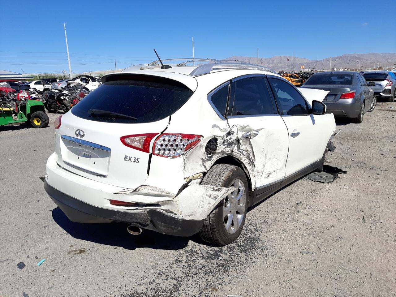 Photo 4 from auction – 2009 INFINITI EX35 BASE with VIN JNKAJ09E59M900557