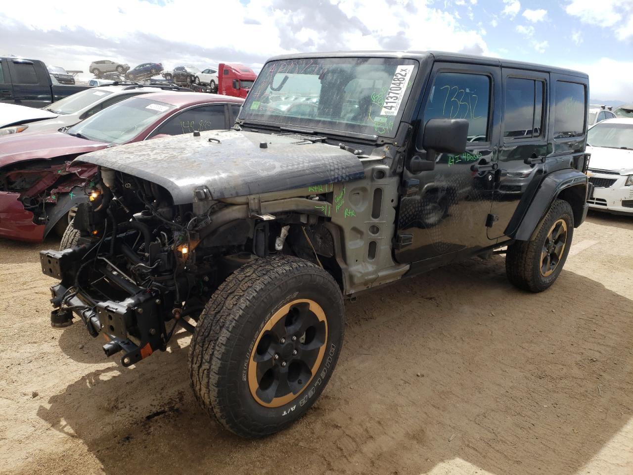 Photo 2 from auction – 2014 JEEP WRANGLER U with VIN 1C4BJWEG0EL150159