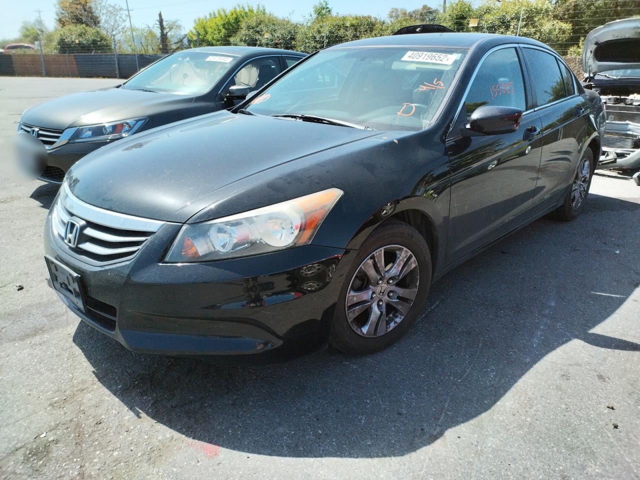 Photo 2 from auction – 2012 HONDA ACCORD SE with VIN 1HGCP2F62CA058109