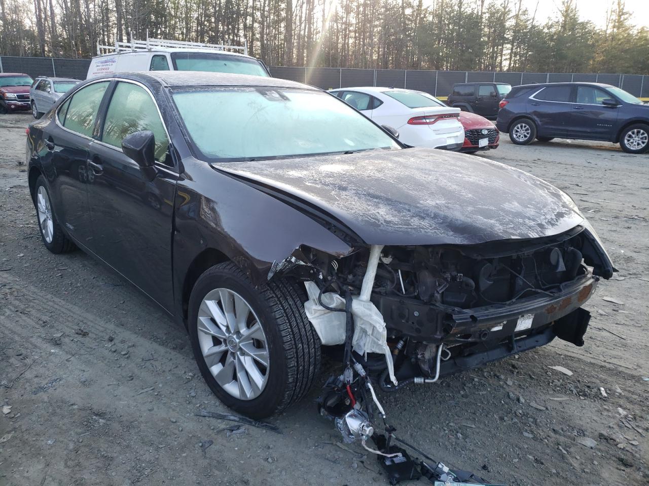 LEXUS ES 300H 2013 with VIN JTHBW1GG1D2007161 - Photo from auction