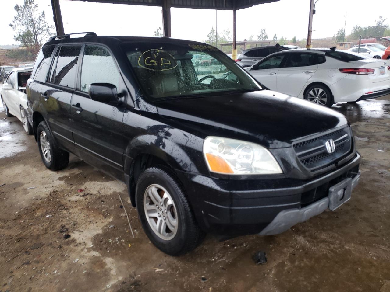 HONDA PILOT EXL 2004 with VIN 2HKYF18794H550461 - Photo from auction