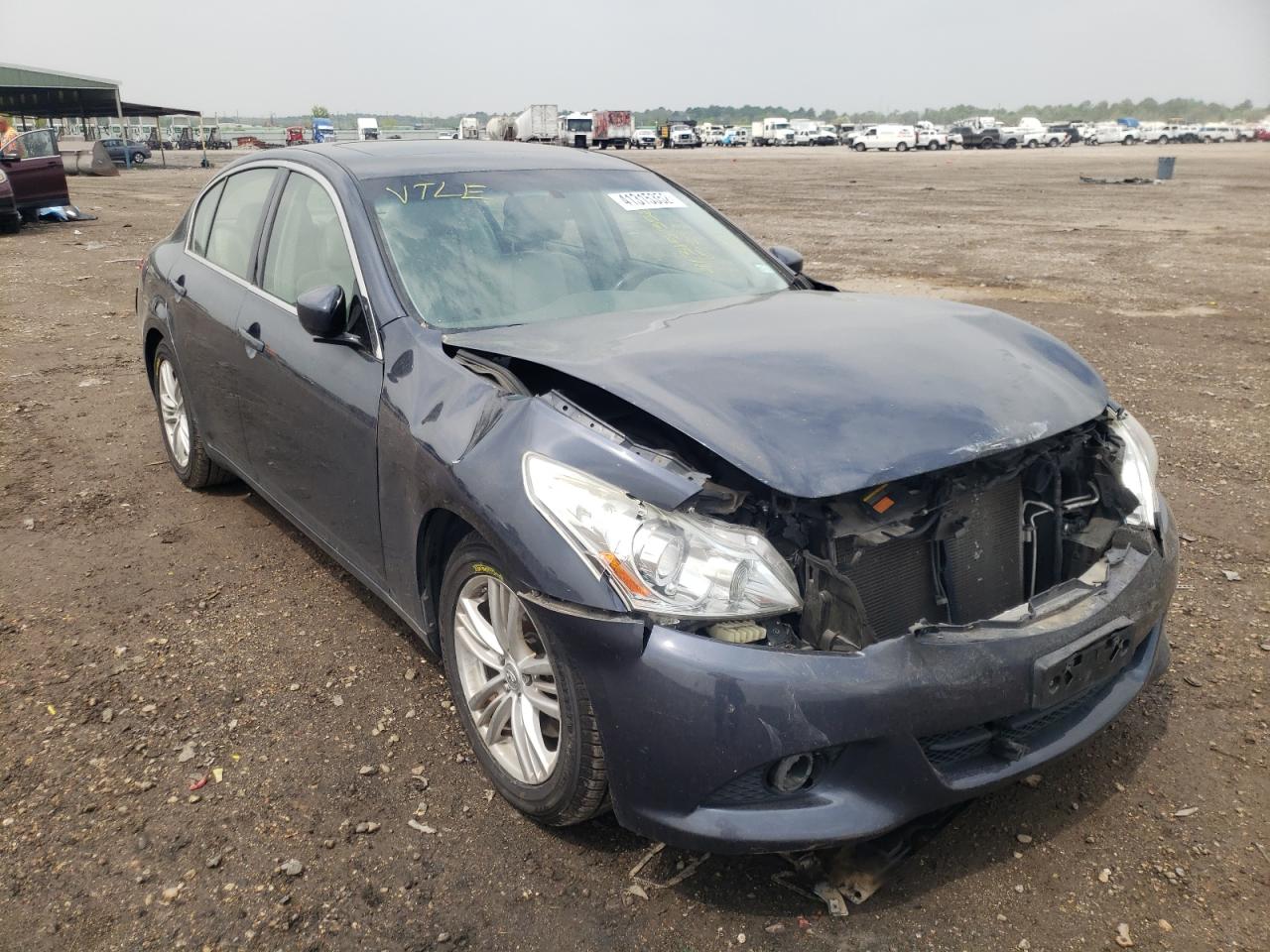 INFINITI G25 BASE 2012 with VIN JN1DV6AP1CM812571 - Photo from auction