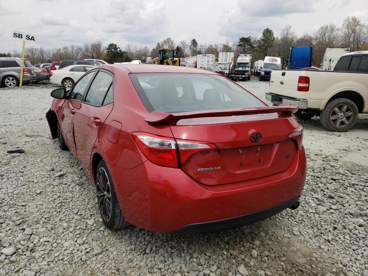 Photo 3 from auction – 2016 TOYOTA COROLLA L with VIN 5YFBURHE3GP506066