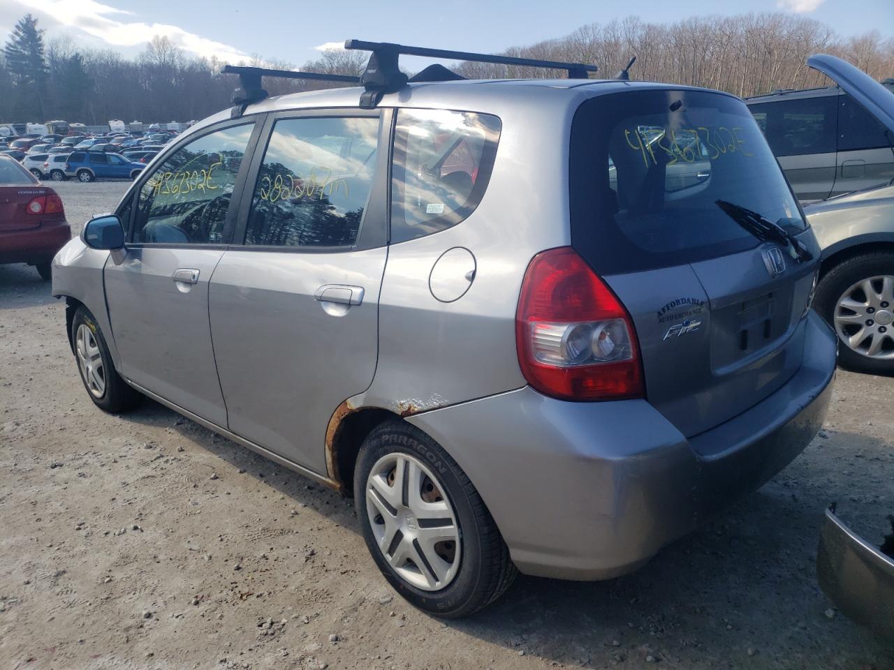 Photo 3 from auction – 2007 HONDA FIT with VIN JHMGD37417S045555