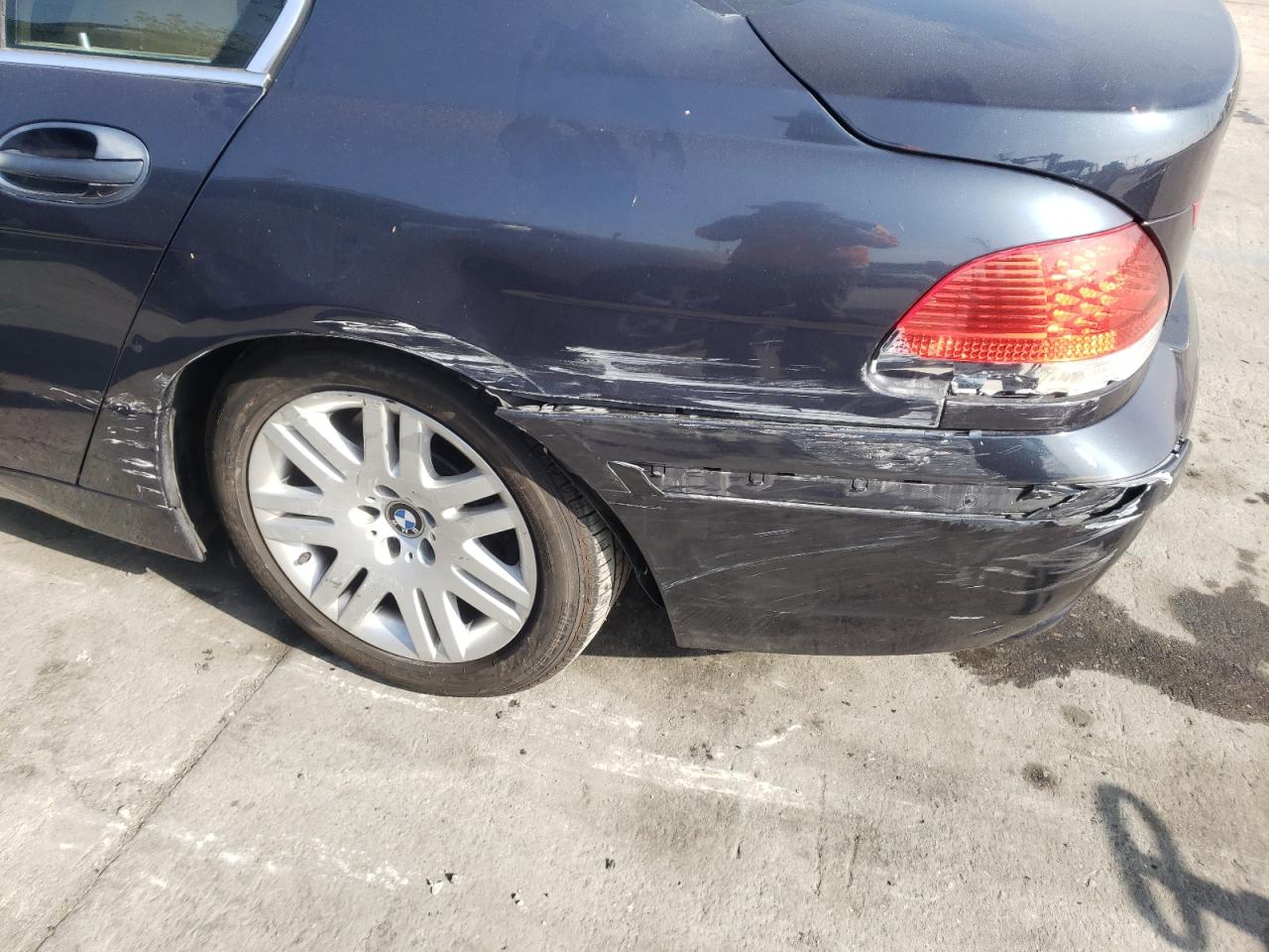 Photo 9 from auction – 2003 BMW 745 I with VIN WBAGL63413DP66174