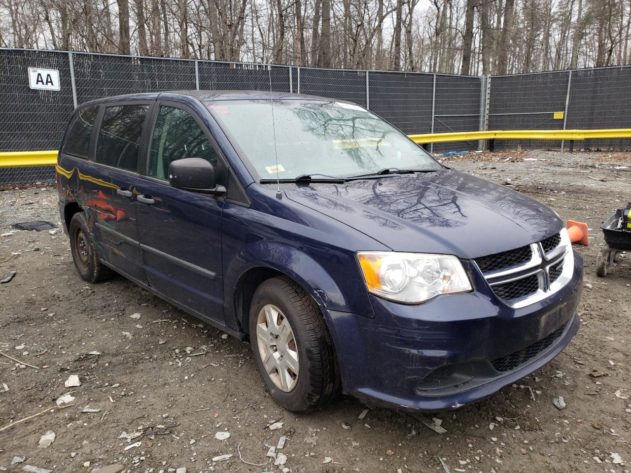 DODGE GRAND CARA 2013 with VIN 2C4RDGBG8DR507626 - Photo from auction