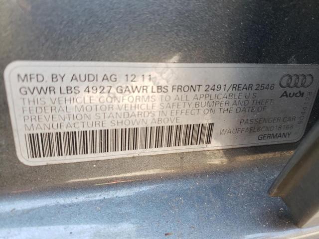 Photo 10 from auction – 2012 AUDI A4 PREMIUM with VIN WAUFFAFL6CN018166