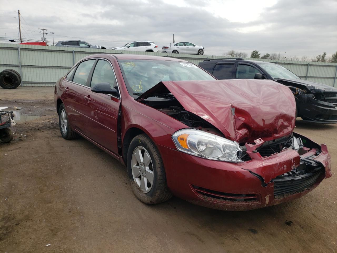 CHEVROLET IMPALA LT 2008 with VIN 2G1WT58N481310157 - Photo from auction