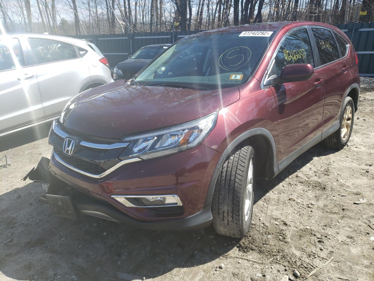 Photo 2 from auction – 2015 HONDA CR-V EX with VIN 2HKRM4H51FH653449