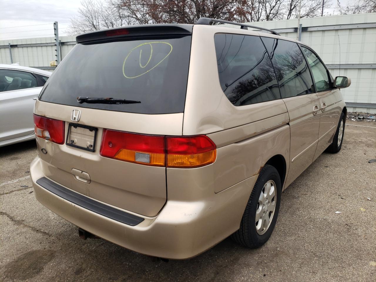 Photo 4 from auction – 2002 HONDA ODYSSEY EX with VIN 2HKRL18652H528975