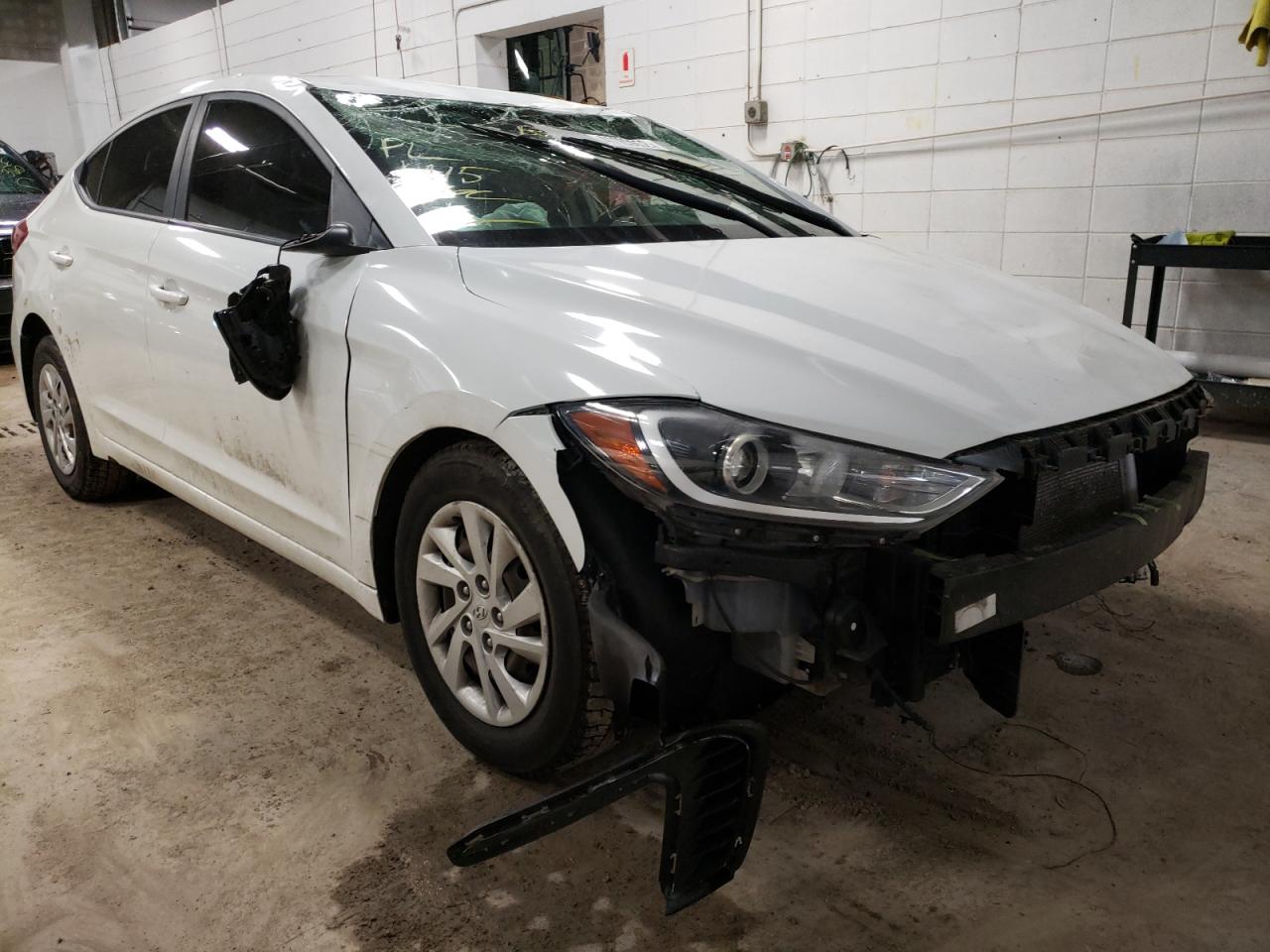 HYUNDAI ELANTRA SE 2017 with VIN 5NPD74LF4HH102291 - Photo from auction