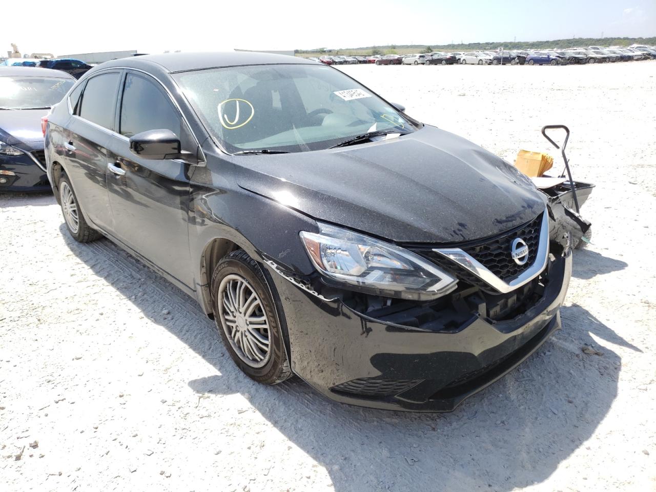 NISSAN SENTRA S 2016 with VIN 3N1AB7AP7GL672902 - Photo from auction
