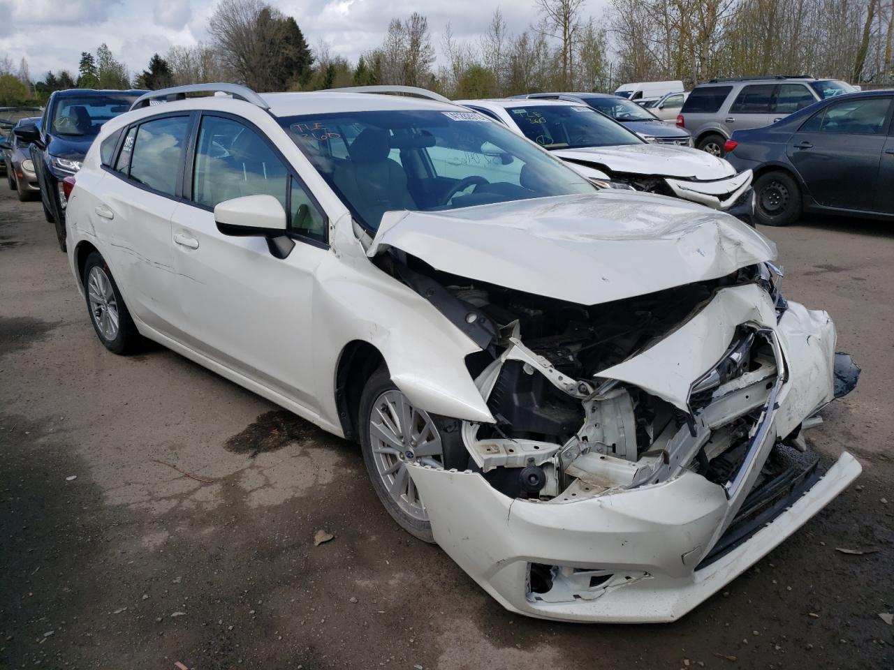 SUBARU IMPREZA PR 2017 with VIN 4S3GTAB65H3733717 - Photo from auction