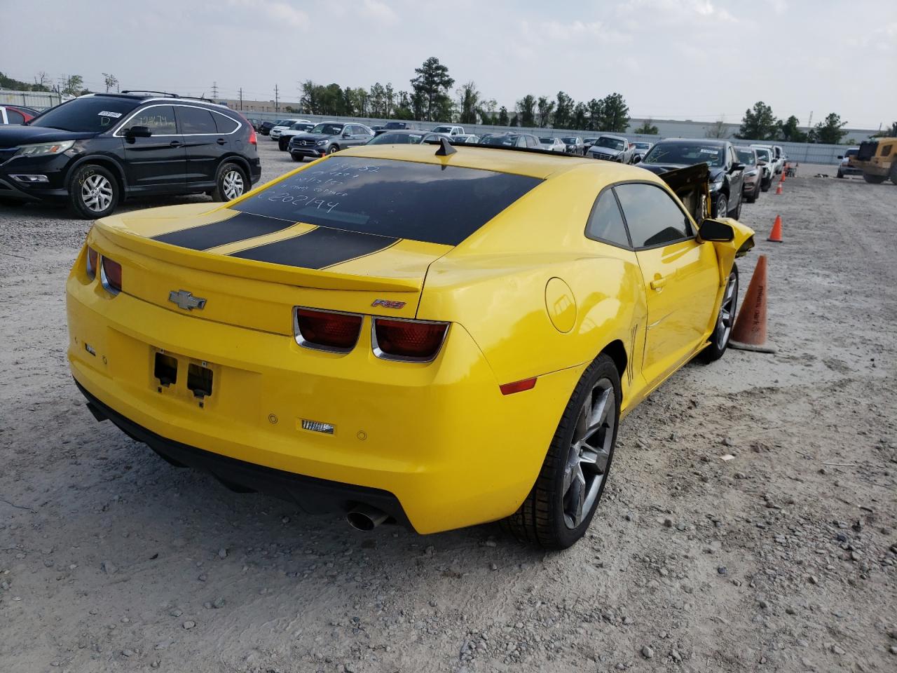 Photo 4 from auction – 2011 CHEVROLET CAMARO LT with VIN 2G1FC1ED7B9124397