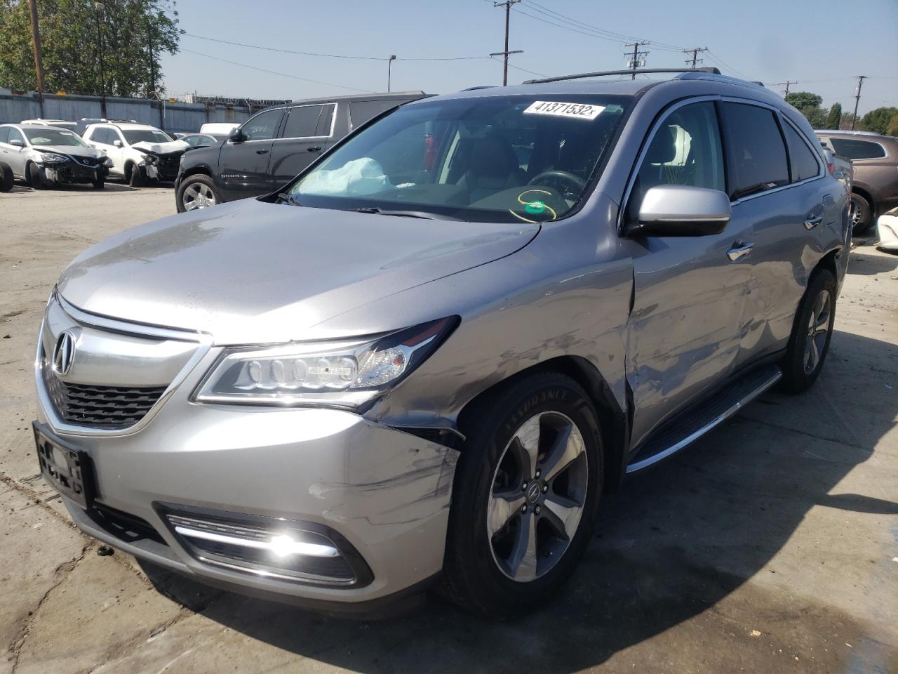 Photo 2 from auction – 2016 ACURA MDX with VIN 5FRYD3H22GB004964