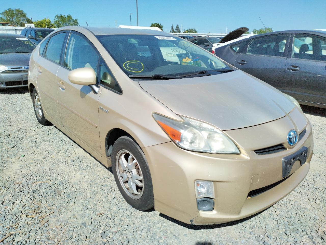 TOYOTA PRIUS 2011 with VIN JTDKN3DU6B0279174 - Photo from auction