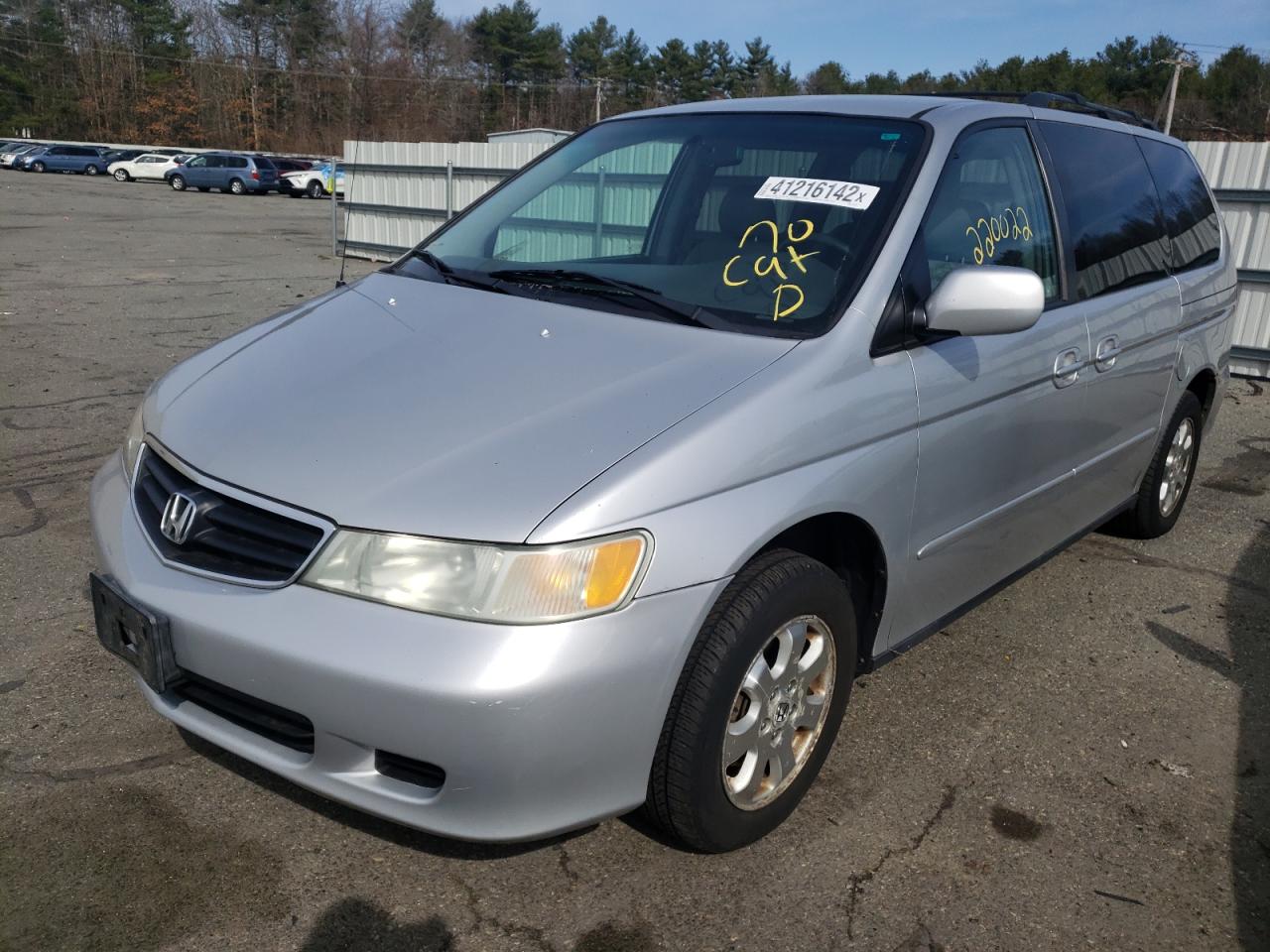 Photo 2 from auction – 2004 HONDA ODYSSEY EX with VIN 5FNRL18094B031733