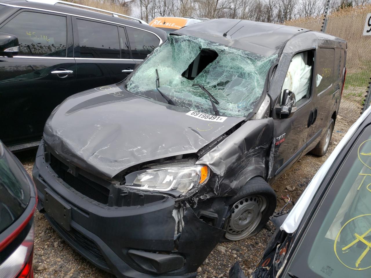 Photo 2 from auction – 2018 RAM PROMASTER with VIN ZFBERFAB6J6K07590