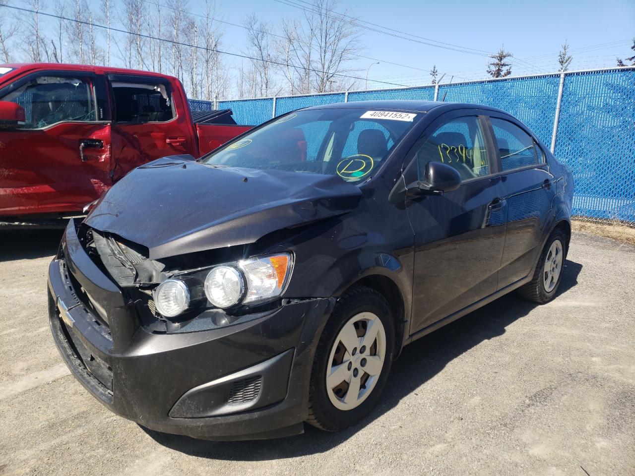 Photo 2 from auction – 2014 CHEVROLET SONIC LS with VIN 1G1JB5EH0E4142643